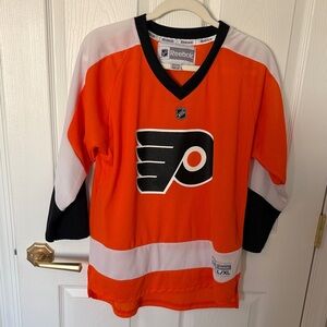 Reebok Orange and Black Flyers Jersey